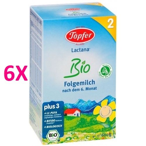 TOPFER LACTANA BIO 2 OD 6 MESIACA 6KS