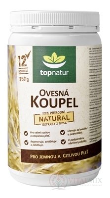 topnatur OVSENÝ KÚPEĽ prípravok do kúpeľa, prášok 1x350 g