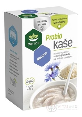 topnatur Probio KAŠA Natural ryžová kaša 3x60 g (180 g)