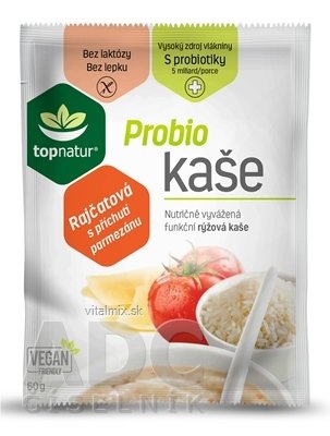 topnatur Probio KAŠA Paradajková ryžová kaša (s príchuťou parmezánu) 25x60 g (1500 g)