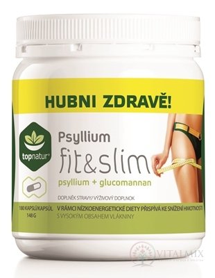 topnatur PSYLLIUM fit & slim cps (148 g) 1x180 ks