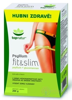 topnatur PSYLLIUM fit & slim krabica prášok, 1x200 g