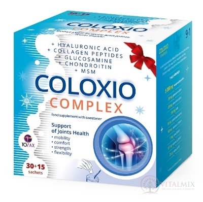 Tozax Coloxio Complex Vianočné balenie prášok vo vrecúškach (á 5g) 30+15 (45 ks)