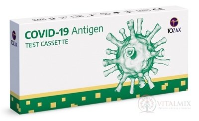 TOZAX Covid-19 antigen test cassette test na detekciu antigénu (z prednej časti nosa), 1x1 set