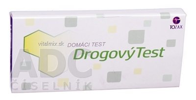 TOZAX Multidrogový test – 5 druhov drog jednokrokový test (COC, THC, OPI, MET, AMP v moči) 1x1 ks