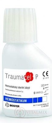 Traumacel Pulvis prášok hemostatický vstrebateľný sterilný 1x2 g