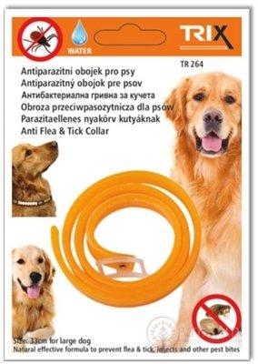 TRIX TR264 Antiparazitný obojok pre psov, dĺžka 33 cm, 1x1 ks