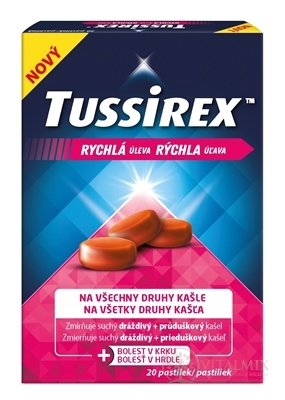 TUSSIREX pastilky 1x20 ks