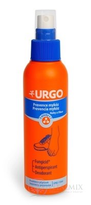 URGO Prevencia mykóz Nohy a Obuv, 3 účinky v 1, sprej 1x150 ml