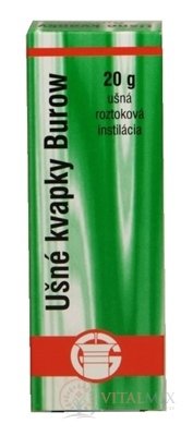 Ušné kvapky Burow - GALVEX 1x20 g