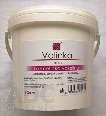 Valinka biela kozmetická vazelína 1x1000 ml