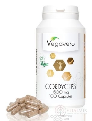 Vegavero Cordyceps 500 mg cps 1x100 ks