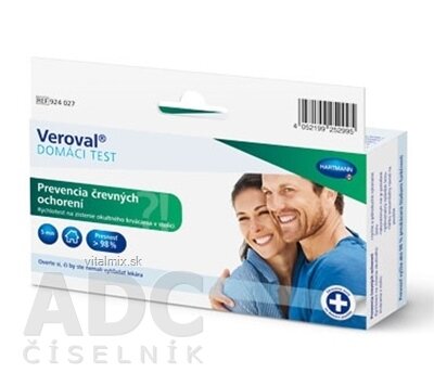 Veroval PREVENCIA ČREVNÝCH OCHORENÍ domáci test 1x1 ks