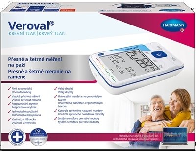 Veroval Tlakomer ramenný digitálny plnoautomatický, s univerzálnou manžetou (22-42 cm) 1x1 ks