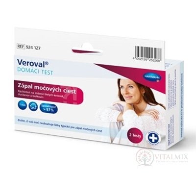 Veroval ZÁPAL MOČOVÝCH CIEST domáci test 1x2 ks