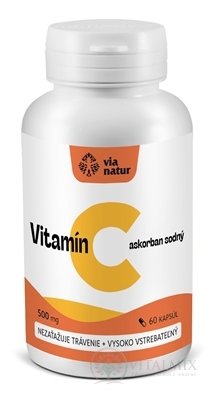 Via natur Vitamín C askorban sodný 500 mg cps 1x60 ks
