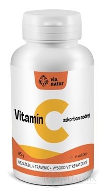 Via natur Vitamín C askorban sodný prášok 1x85 g