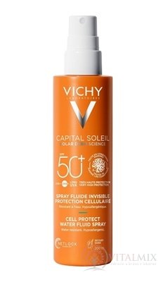 VICHY CAPITAL SOLEIL Fluidný sprej SPF50+ vodeodolný sprej s ochranným faktorom 1x200 ml