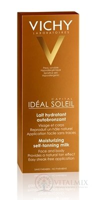 VICHY IDÉAL SOLEIL AUTOBRONZANT hydratačné samoopaľovacie mlieko, inov.2018 (M8071906) 1x100 ml