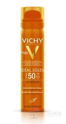VICHY IDEAL SOLEIL MIST SPF 50+ opaľovací sprej na tvár (MB028300) 1x75 ml