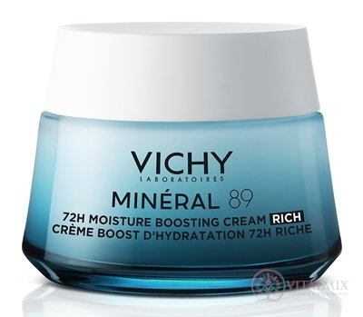 VICHY MINERAL 89 72H MOISTURE CREAM RICH hydratačný krém s bohatou textúrou 1x50 ml