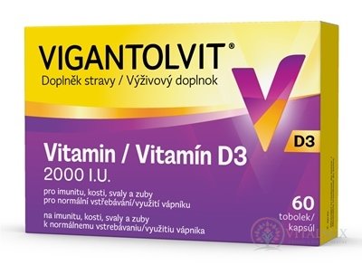 VIGANTOLVIT D3 2000 IU cps 1x60 ks