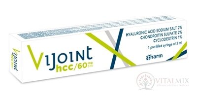 VIJOINT HCC 60 mg/3 ml roztok hyaluronátu sodného, chondroitín sulfátu a cyklodextrínu v predplnenej striekačke, 1x3 ml