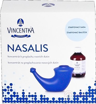 VINCENTKA NASALIS štartovací balíček koncentrát 300 ml + preplachovacia kanvička, 1x1 set