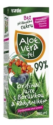 VIRDE ALOE VERA gél s čučoriedkou a rakytníkom šťava 1x500 ml