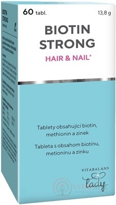 Vitabalans BIOTIN STRONG HAIR&NAIL tbl 1x60 ks