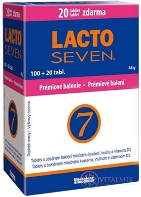 Vitabalans LACTOSEVEN tbl 100+20 zdarma (120 ks)