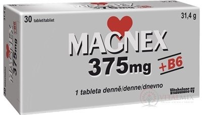 Vitabalans MAGNEX 375 mg + B6 tbl 1x30 ks