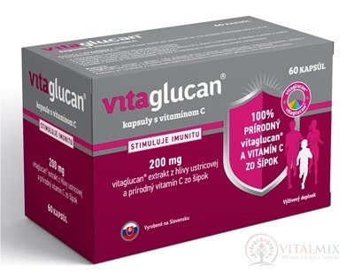 VITAGLUCAN s vitamínom C cps 1x60 ks