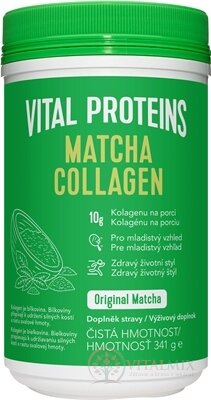 VITAL PROTEINS MATCHA COLLAGEN prášok na prípravu nápoja 1x341 g