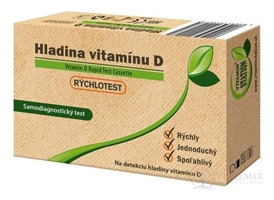 VITAMIN STATION Rýchlotest Hladina vitamínu D samodiagnostický test z krvi, 1x1 set