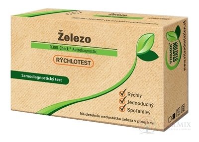 VITAMIN STATION Rýchlotest Železo samodiagnostický test z krvi, 1x1 set