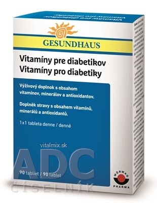 Vitamíny pre diabetikov tbl 1x90 ks