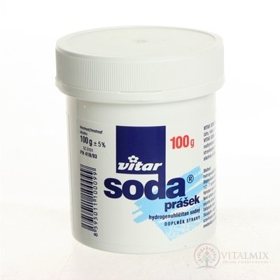 VITAR sóda prášok hydrogénuhličitan sodný 1x100 g