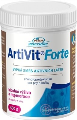 VITAR Veterinae Artivit Forte sypká zmes 1x400 g