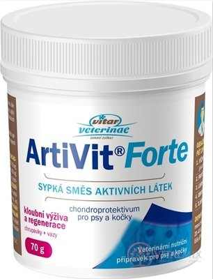 VITAR Veterinae Artivit Forte sypká zmes 1x70 g