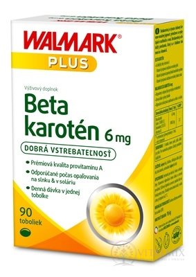 WALMARK Beta karotén 6 mg cps 1x90 ks