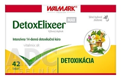 WALMARK DetoxElixeer MAX tbl 1x42 ks