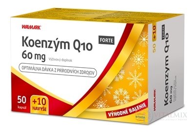 WALMARK Koenzym Q10 FORTE 60 mg PROMO cps 50+10 navyše (60 ks)