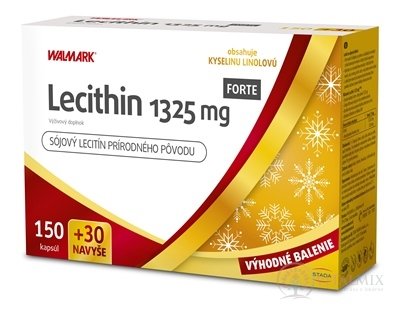 WALMARK Lecithin FORTE 1325 mg PROMO cps 150+30 navyše (180 ks)