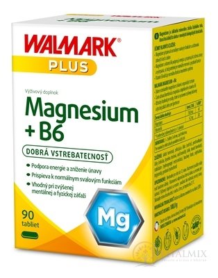 WALMARK Magnesium + B6 tbl 1x90 ks