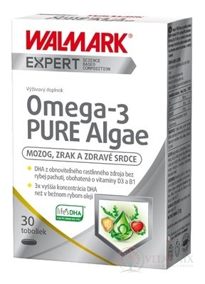 WALMARK Omega-3 PURE Algae cps 1x30 ks