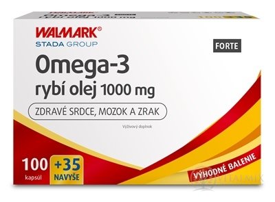 WALMARK Omega-3 rybí olej FORTE cps 100+35 navyše (135 ks)