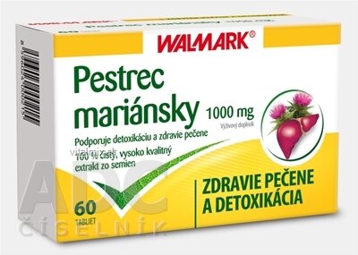 WALMARK Pestrec Mariánsky 1000 mg tbl 1x60 ks