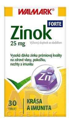 WALMARK ZINOK FORTE 25 mg tbl 1x30 ks