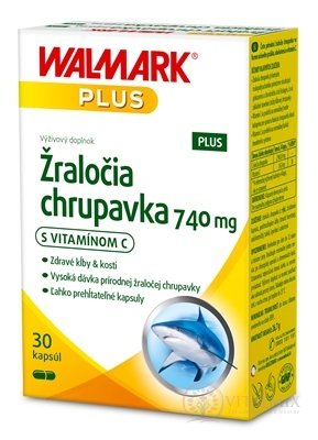 WALMARK Žraločia chrupavka PLUS 740 mg (inov.obal 2019) cps 1x30 ks